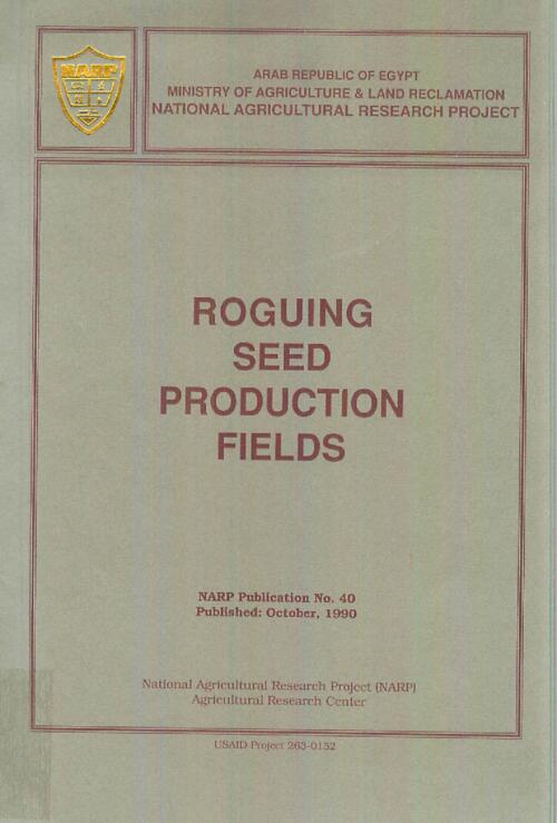 Rouging Seed Production Fields