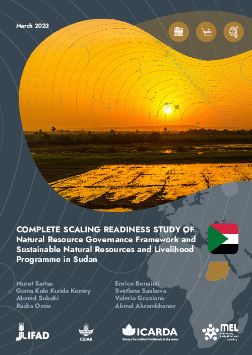SKiM - Scaling Readiness of Natural Resources Governance Framework & Sustainable Natural Resources and Livelihood (SNRL) Program in Sudan