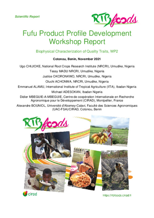 D.3.2A- Full Fufu Product Profile Development Workshop Report